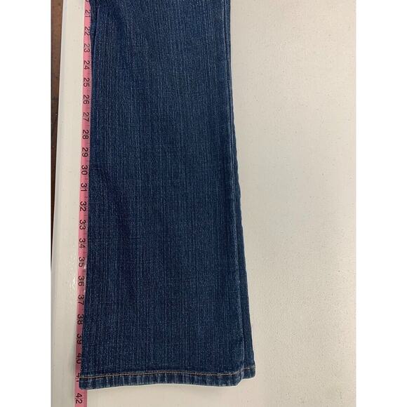 U.S. Polo Assn. Womens Bootcut Mid-Rise Jeans Size 5/6 Dark Wash Denim - Picture 5 of 5